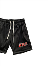 Load image into Gallery viewer, Black AMB Classic Mesh Shorts
