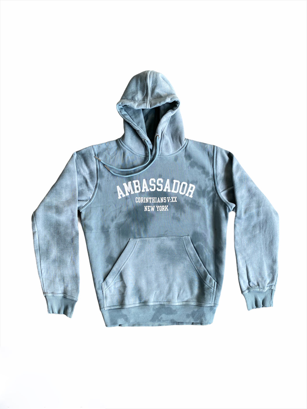 Sea Foam Green Tie-Dye Hoodie