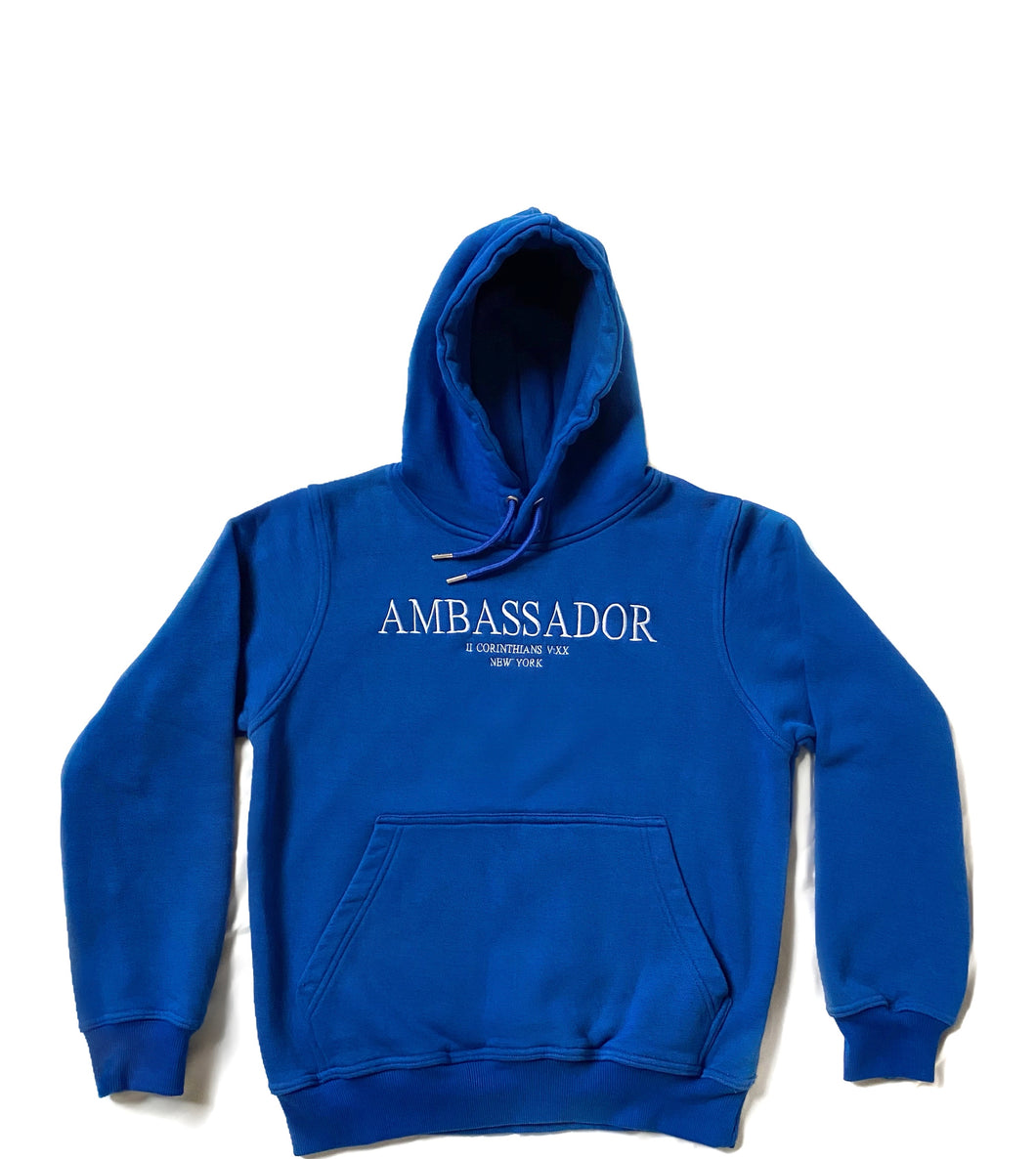 Ambassador Classic Hoodie | Royal Blue/White