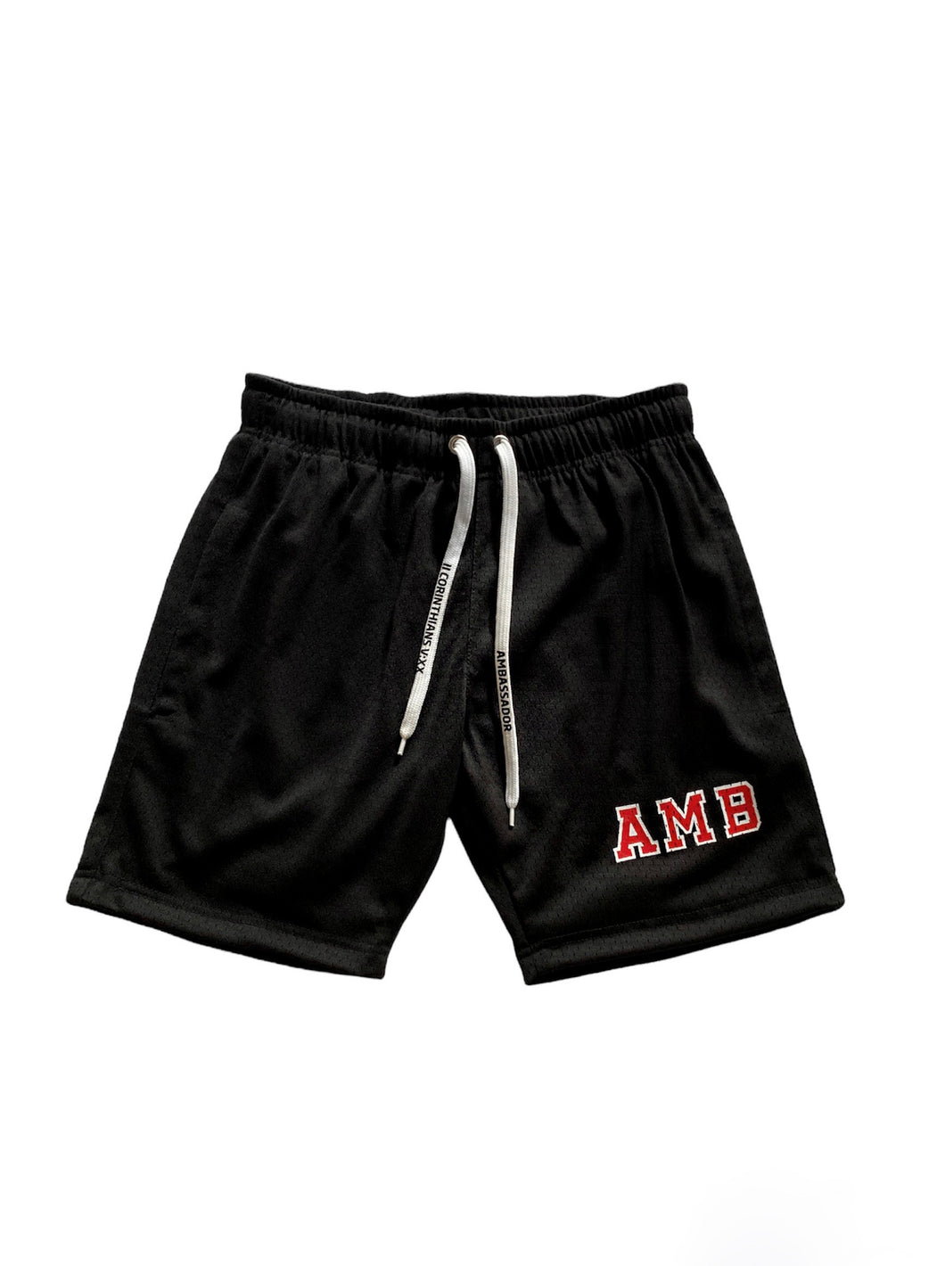 Black AMB Classic Mesh Shorts