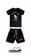 Load image into Gallery viewer, Black AMB Classic Mesh Shorts
